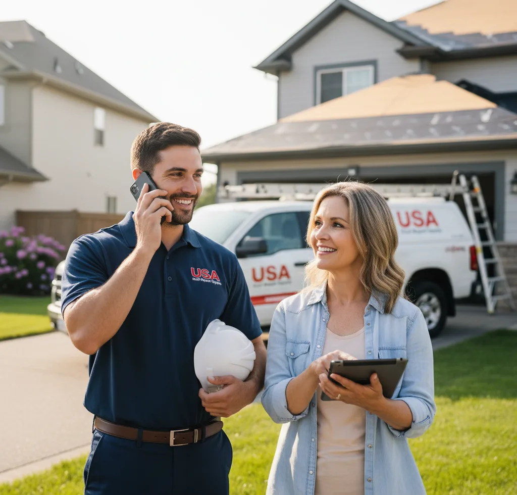 USA Roof Repair Experts customer support in Lindside